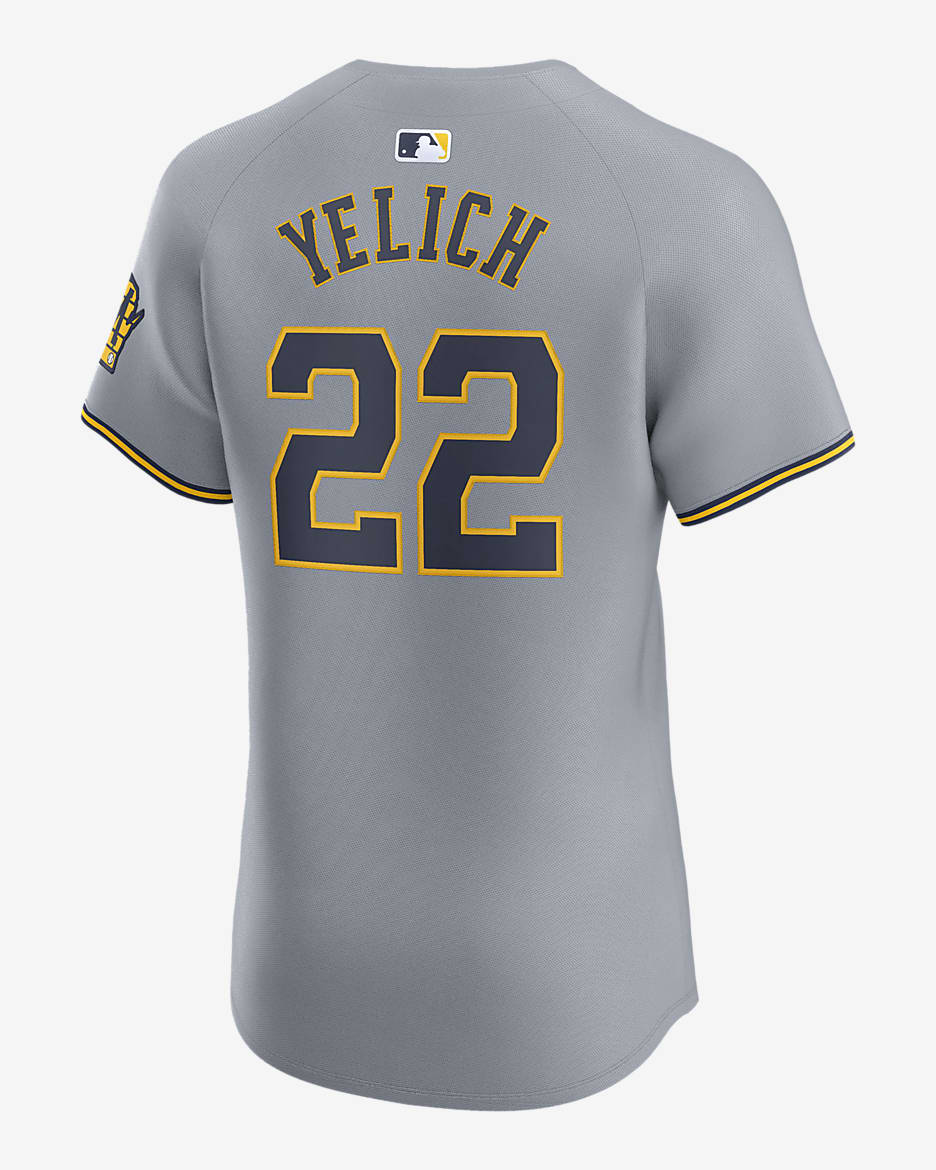 Nike Milwaukee Brewers Yelich Replica buy Jersey